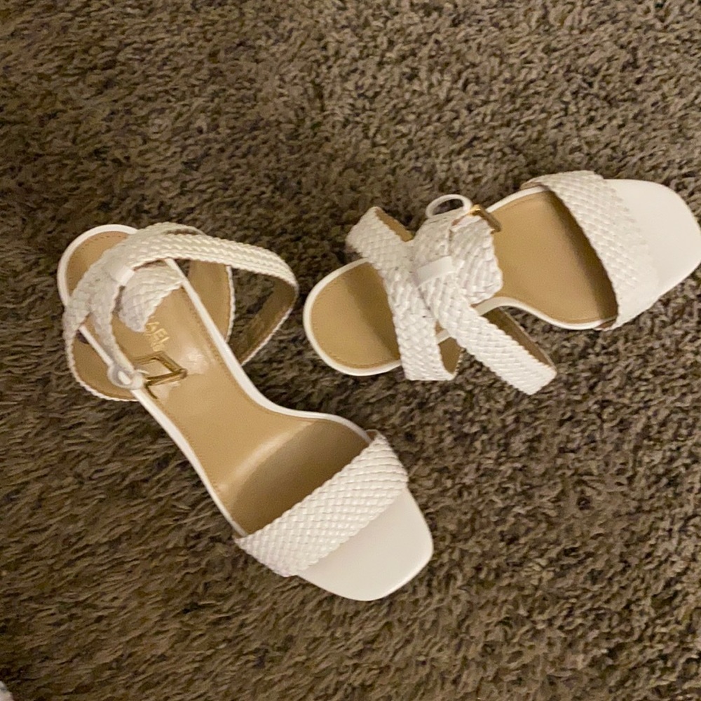 Michael Kors white sandals